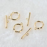 Gold And Copper Wrapped Necklace Bracelet