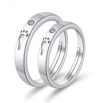 Moissanite Engagement Couple Couple Rings