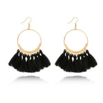 Big Round Drop Dangle Earrings