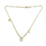 Pearl Love Pendant Simple Chain Necklace