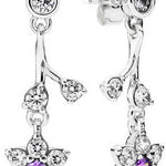 Tree Of Life Shining Snow Stud Earrings