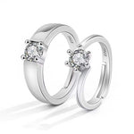 Moissanite Engagement Couple Couple Rings