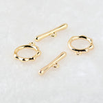 Gold And Copper Wrapped Necklace Bracelet