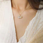 Pearl Pendant Necklace Female Clavicle Chain