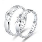 Moissanite Engagement Couple Couple Rings