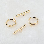 Gold And Copper Wrapped Necklace Bracelet