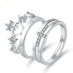 Moissanite Engagement Couple Couple Rings