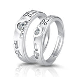 Moissanite Engagement Couple Couple Rings