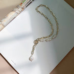 Pearl Pendant Necklace Fashion Simple Sweater Chain