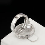 Hot European and American engagement rings diamond sets ring jewelry