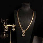 Special Interest Light Luxury Necklace And Earrings Suite