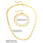 Niche Design Titanium Steel Melon Seeds Chain Necklace