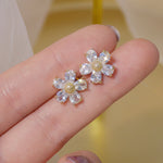 Silver Needle Stud Earrings Diamond Gold Earring Stud Earrings Cute