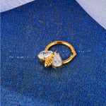 Piercing Jewelry Nose Ring Seamless Hoop Opal Zircon Earrings