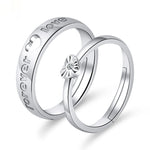 Moissanite Engagement Couple Couple Rings