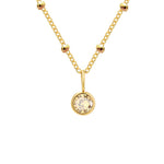 Necklace Women's Fashion Popular Necklace Diamond Birthstone Necklace