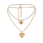 Pendant Trendy Temperament Beaded Chain Pearl Necklace Clavicle Chain Female