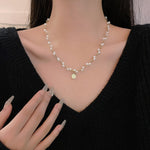 Pearl Necklace All-matching Graceful Pendant Personalized Clavicle Chain Necklace
