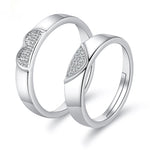 Moissanite Engagement Couple Couple Rings